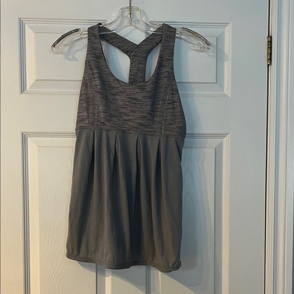 lululemon athletica Tops - Lululemon Athletica Gray Racerback Tank Top